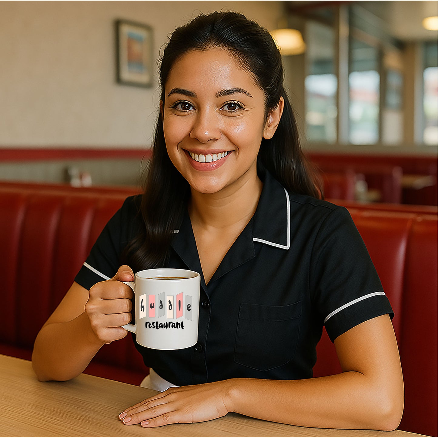 Huddle Restaurant Mug
