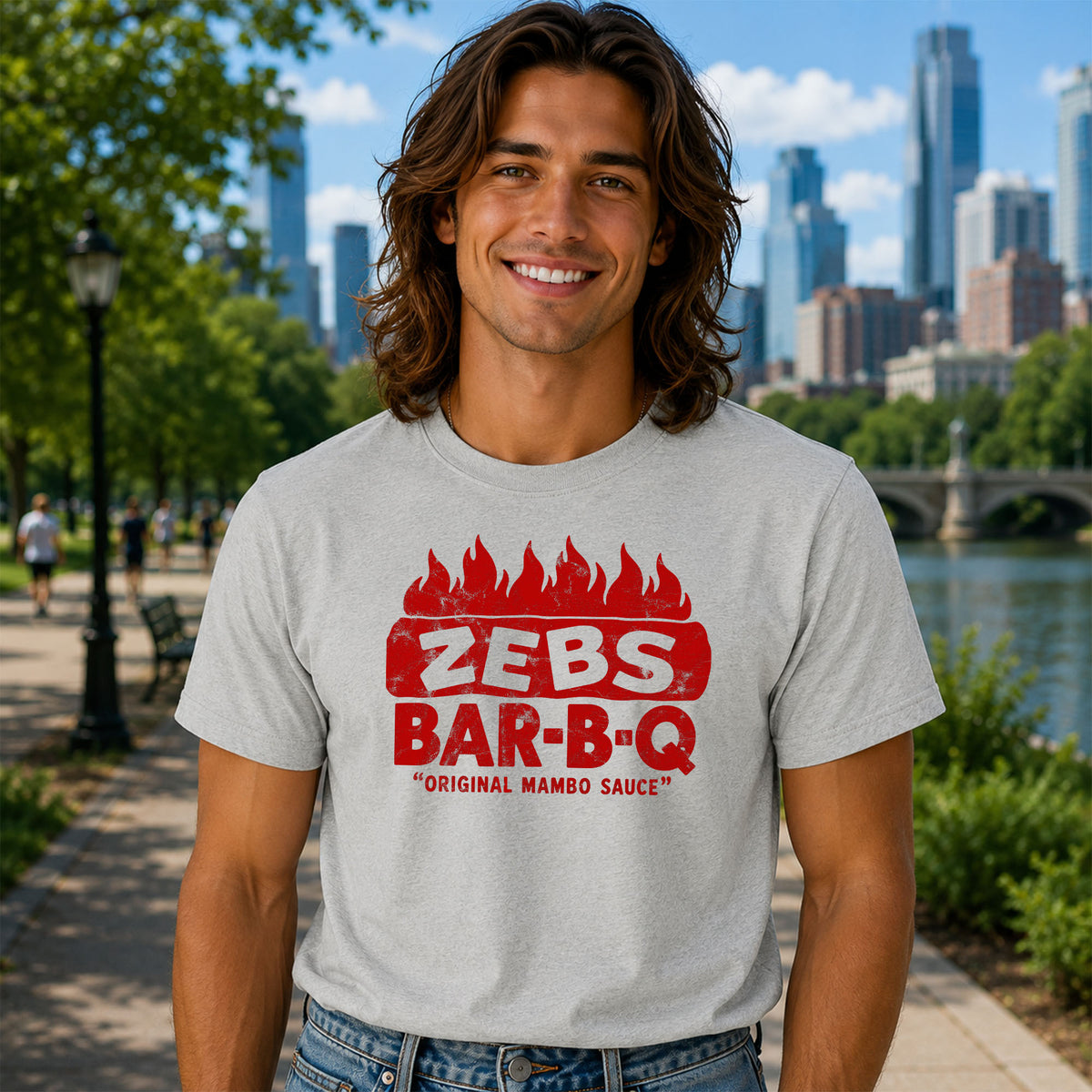 Zebs Bar-B-Q Original Mambo Sauce – Vintage Indianapolis Gildan 5000 T-Shirt