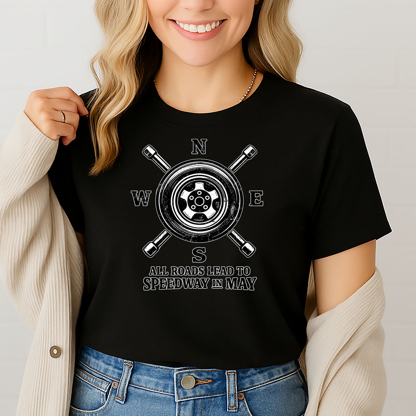 All Roads Lead to Speedway T-Shirt
