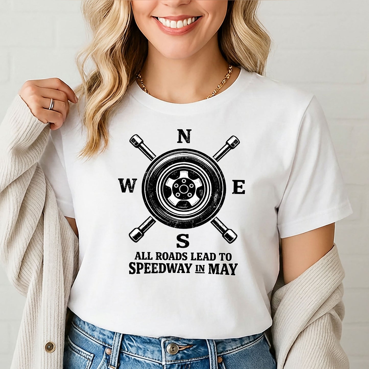 All Roads Lead to Speedway T-Shirt
