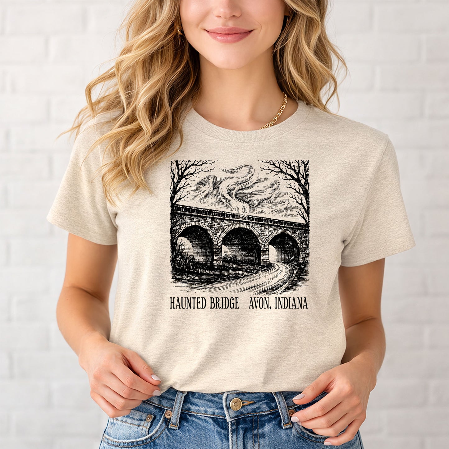 Haunted Bridge in Avon Indiana T-Shirt