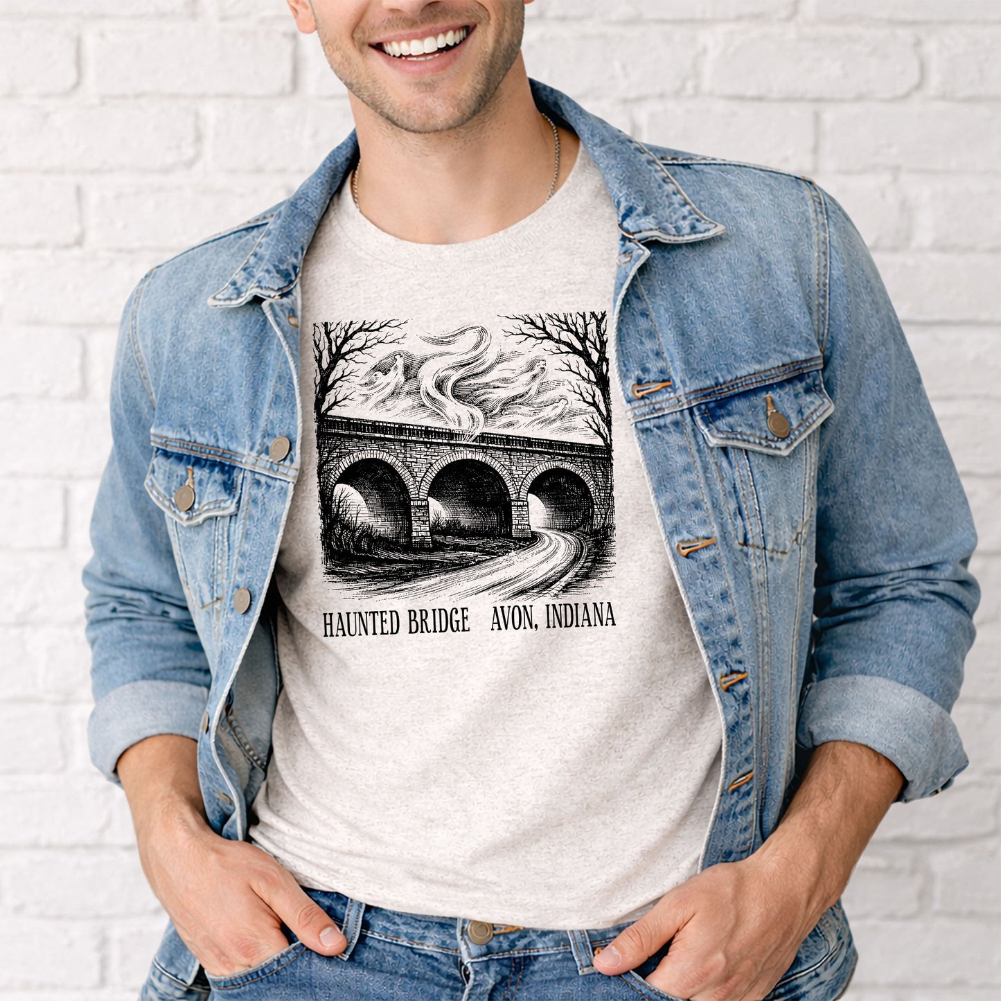 Haunted Bridge in Avon Indiana T-Shirt