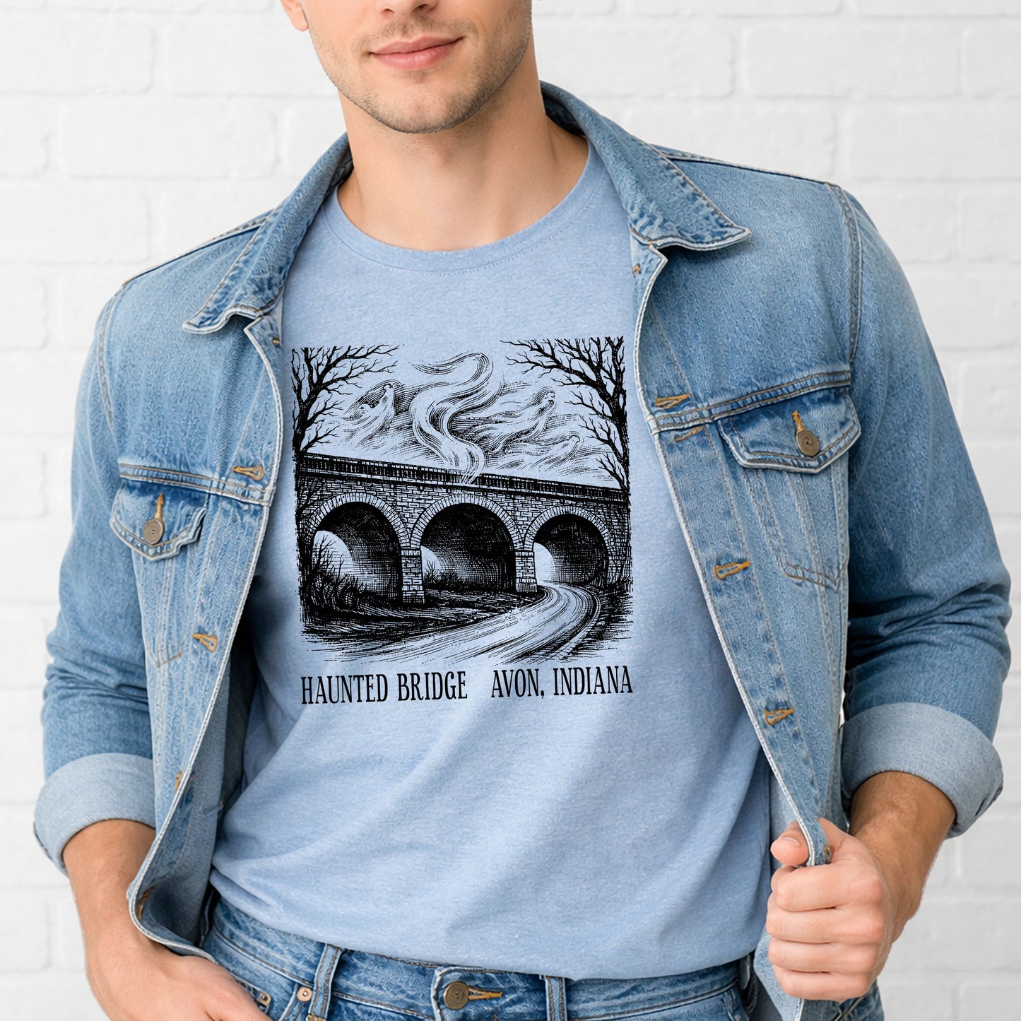 Haunted Bridge in Avon Indiana T-Shirt