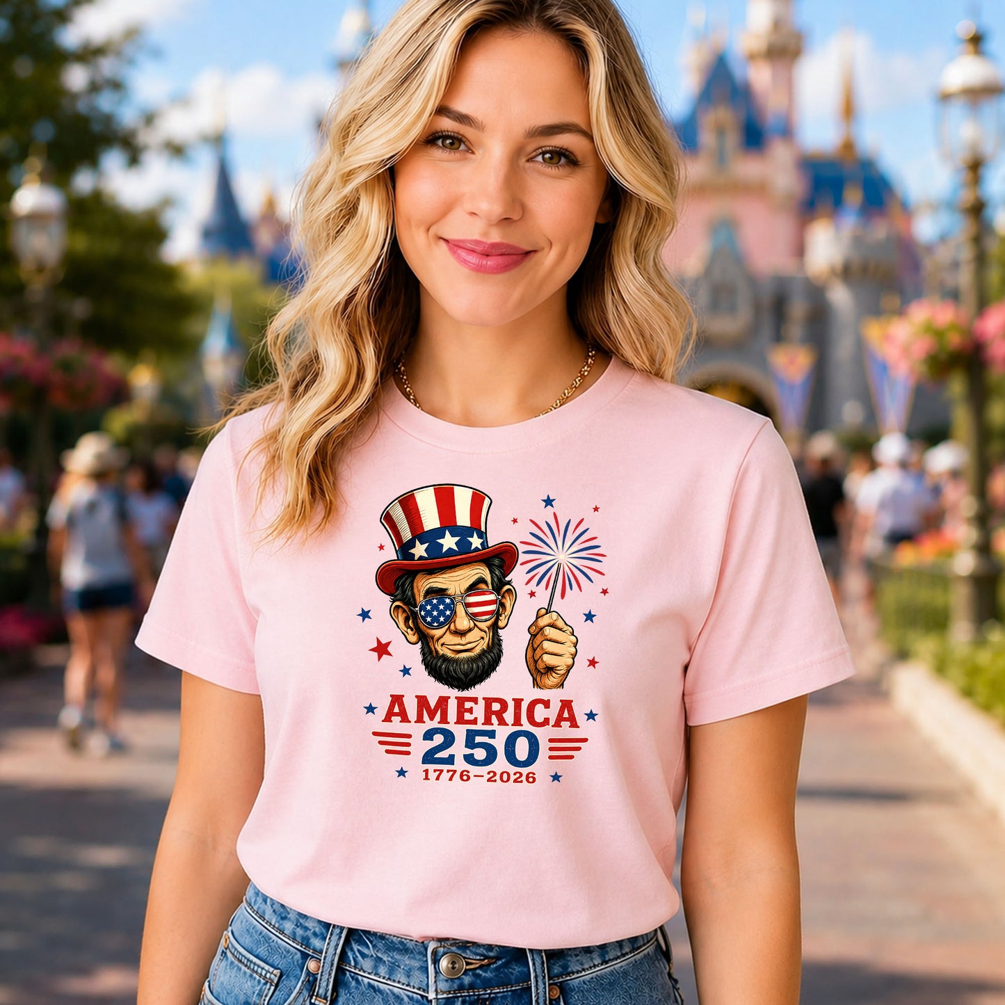America 250 Lincoln T-Shirt