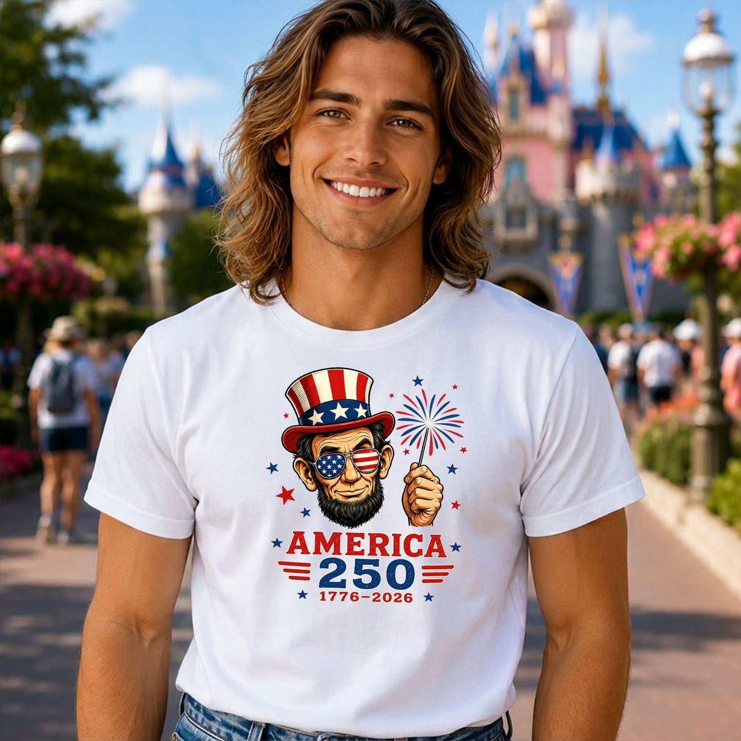 America 250 Lincoln T-Shirt