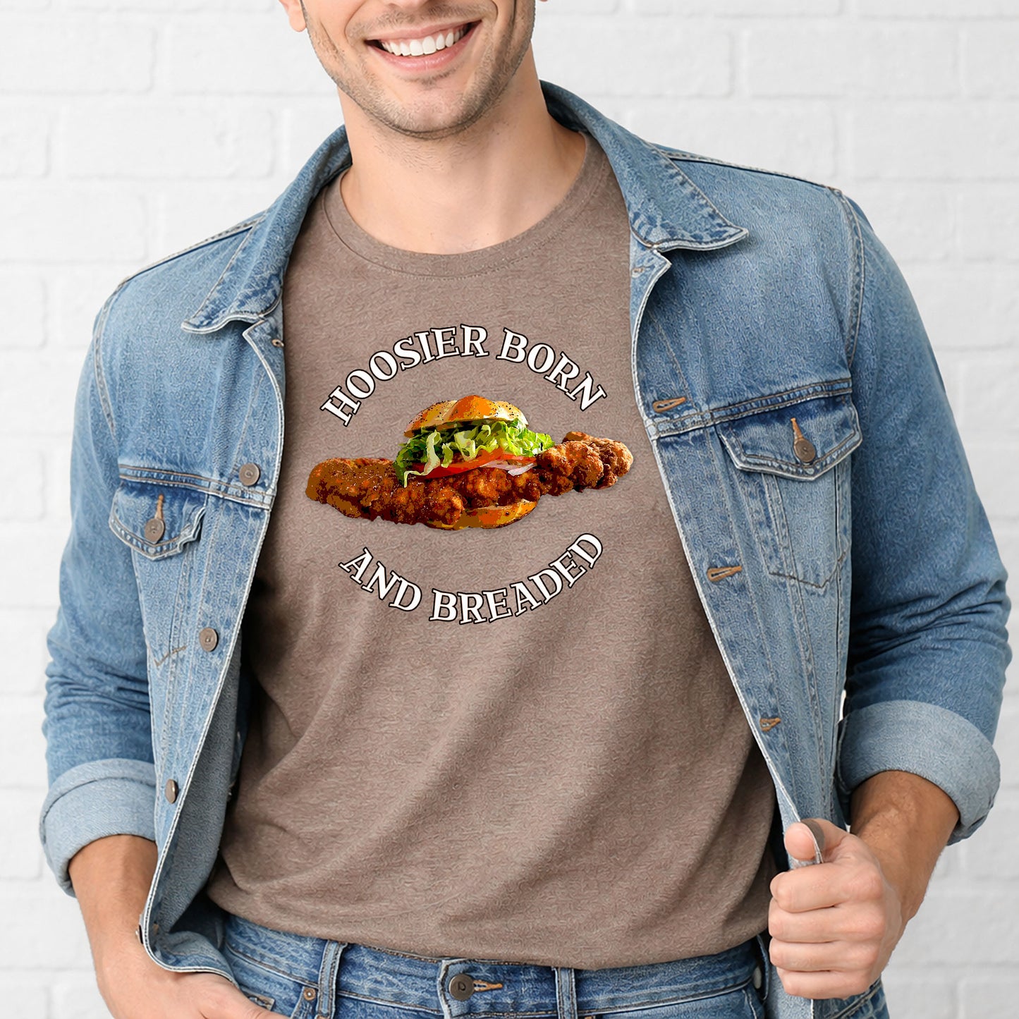 Hoosier Born and Breaded T-Shirt