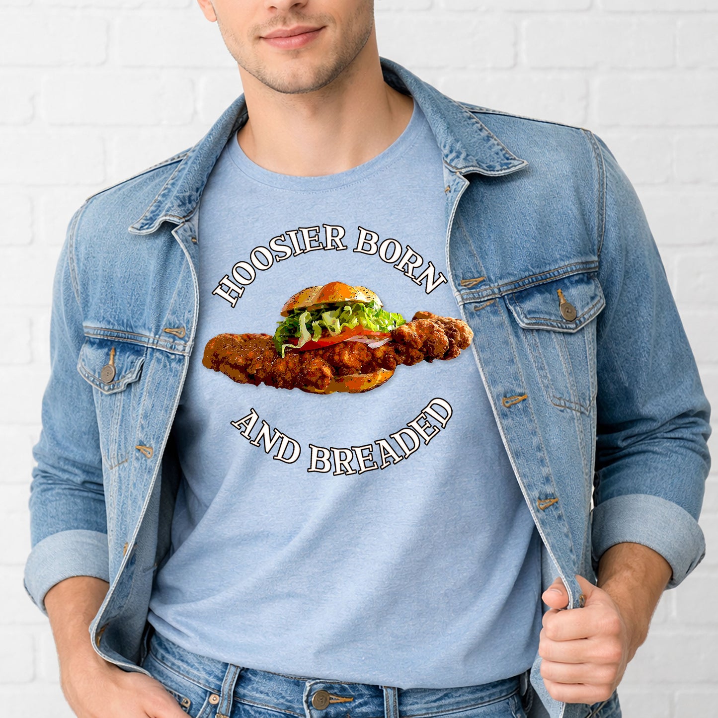 Hoosier Born and Breaded T-Shirt
