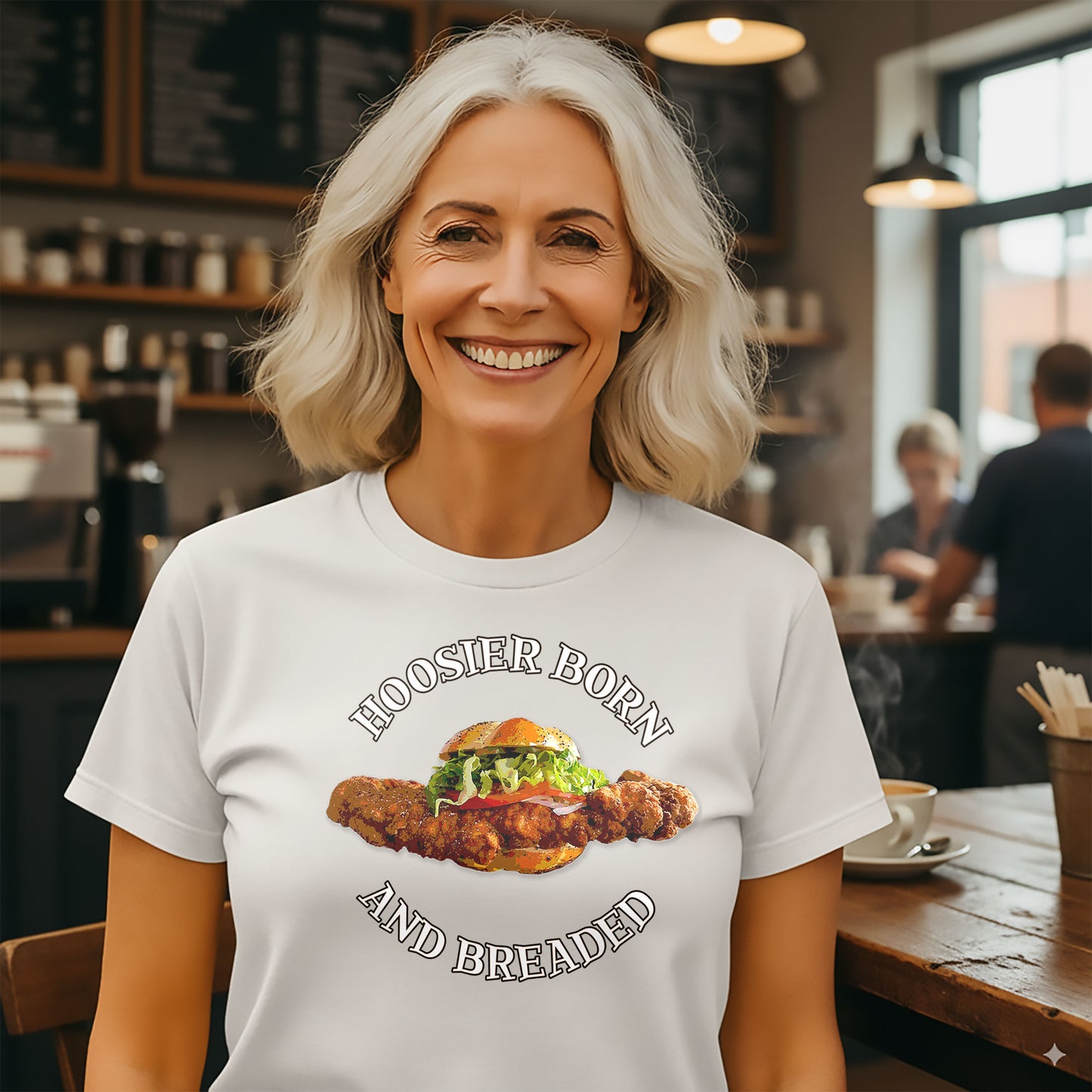 Hoosier Born and Breaded T-Shirt