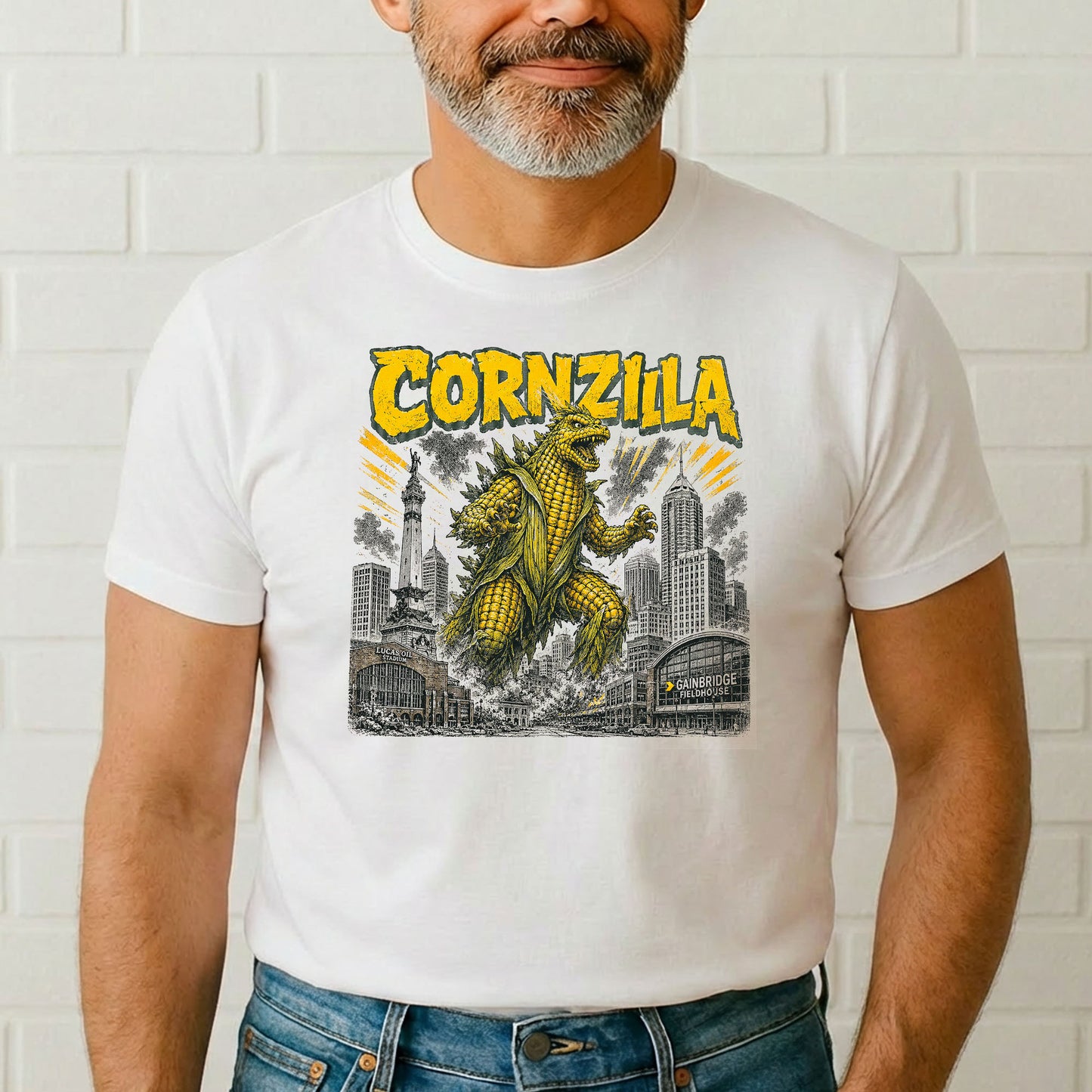 Cornzilla Indianapolis Monster Movie T-Shirt