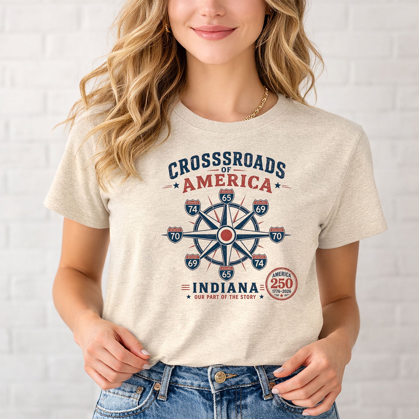 Crossroads of America Indiana T-Shirt