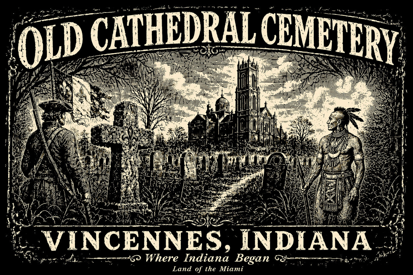 Old Cathedral Cemetery Shirt