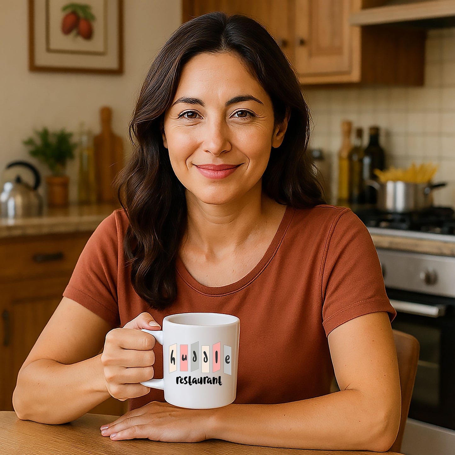 Huddle Restaurant Mug