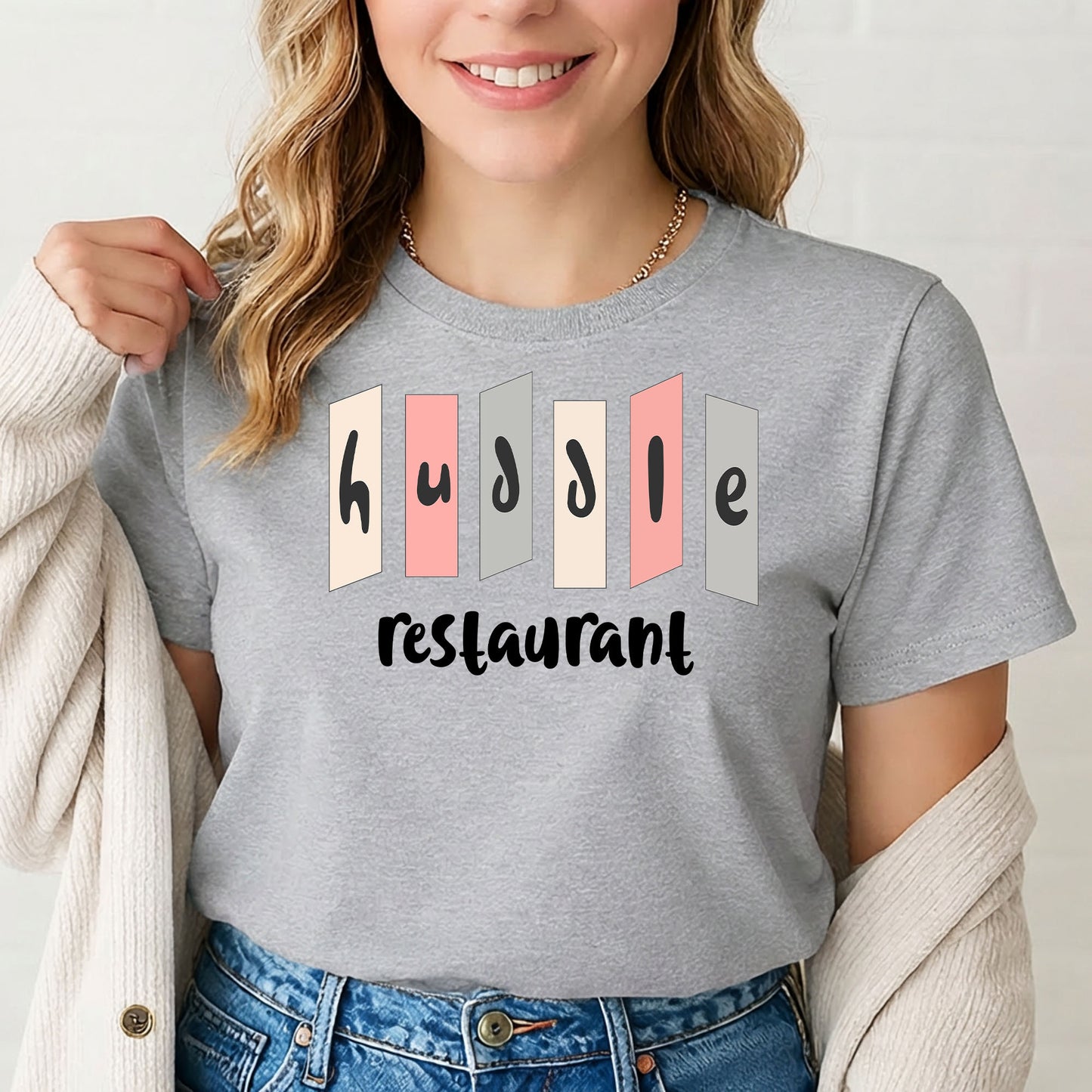 Huddle Restaurant Indianapolis Nostalgia T-Shirt
