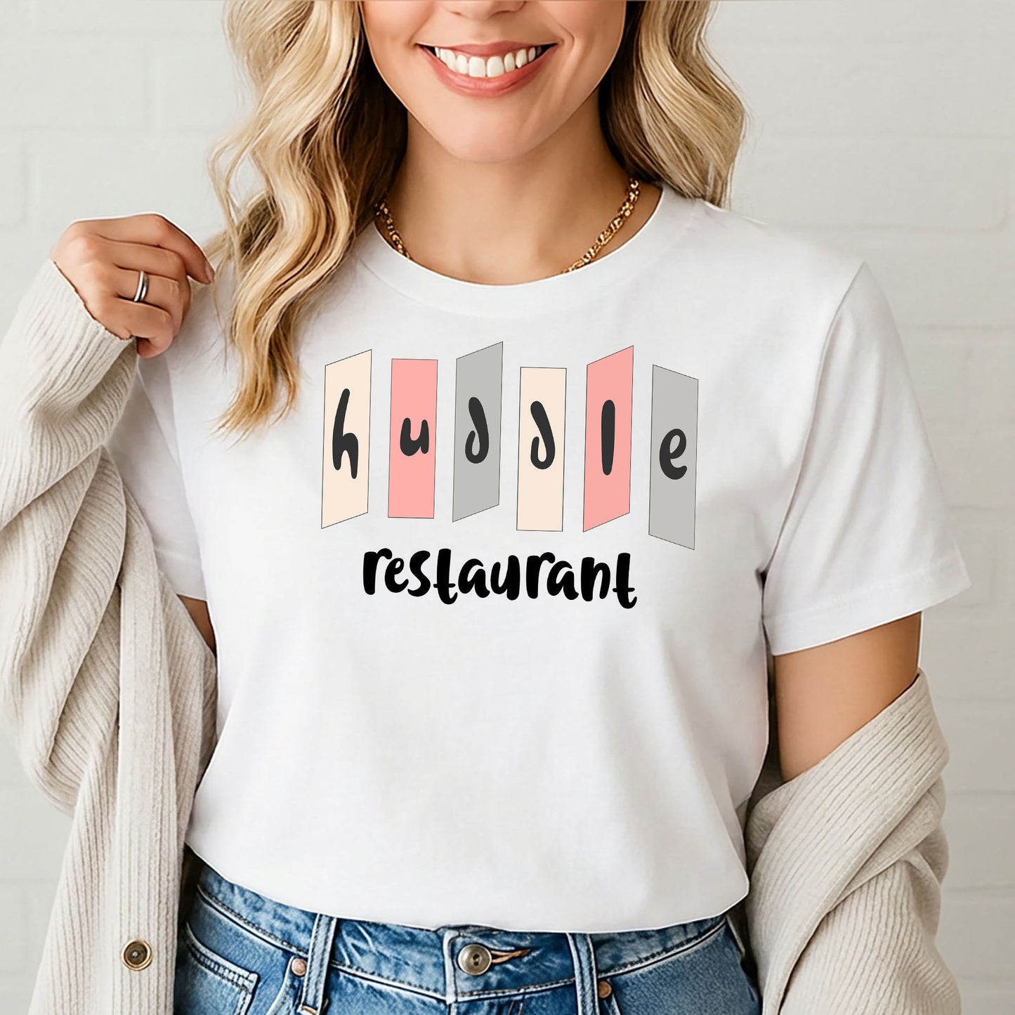 Huddle Restaurant Indianapolis Nostalgia T-Shirt
