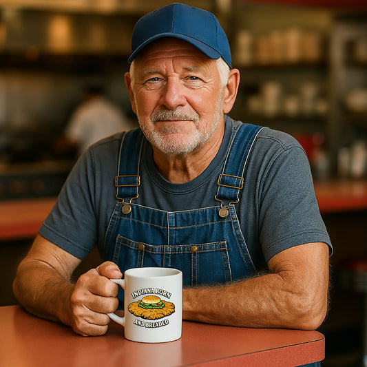 Indiana Born and Breaded Tenderloin Coffee Mug