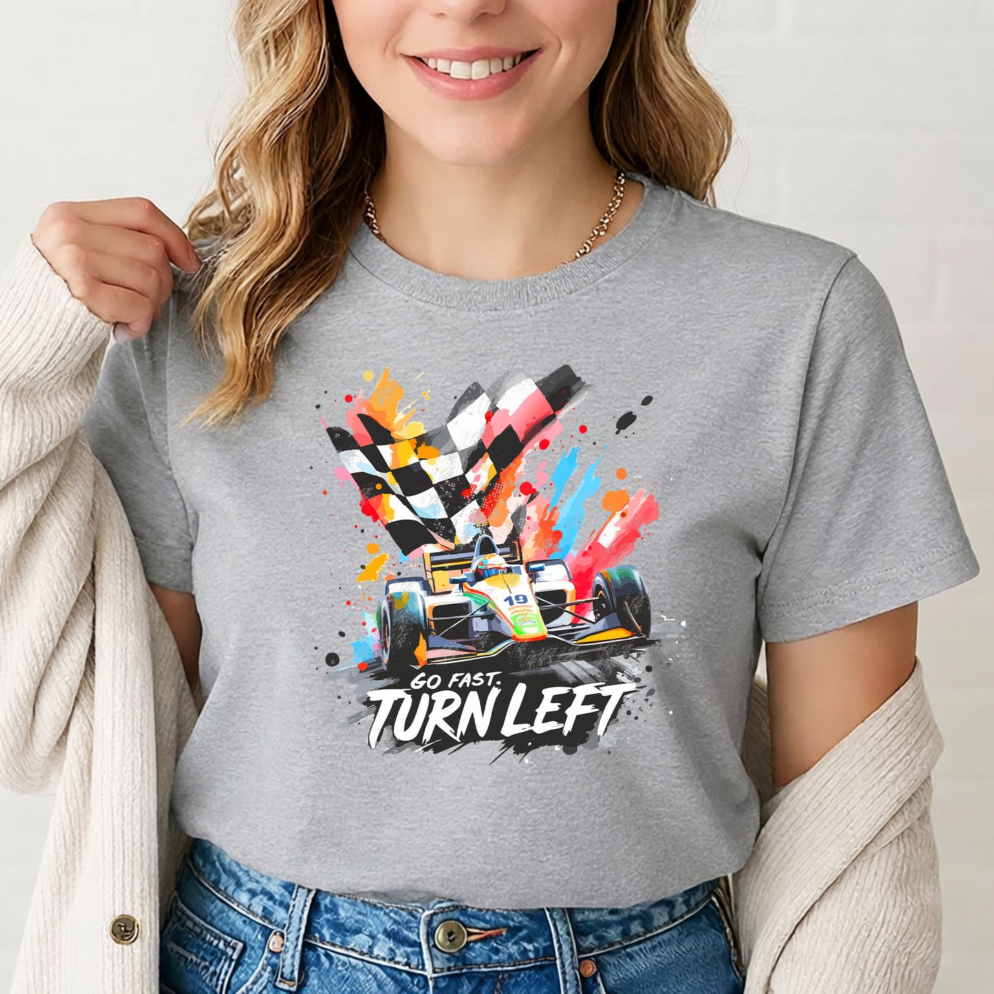 Go Fast Turn Left Shirt