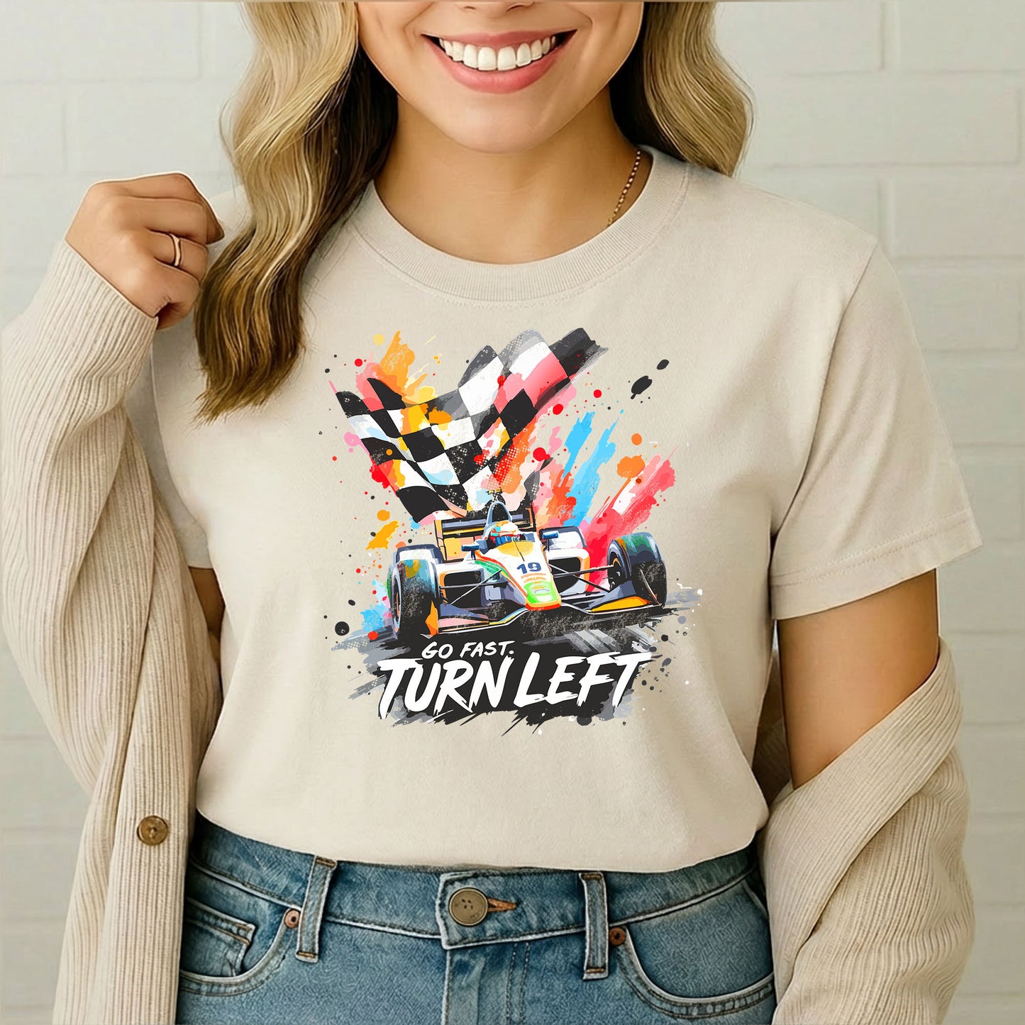 Go Fast Turn Left Shirt