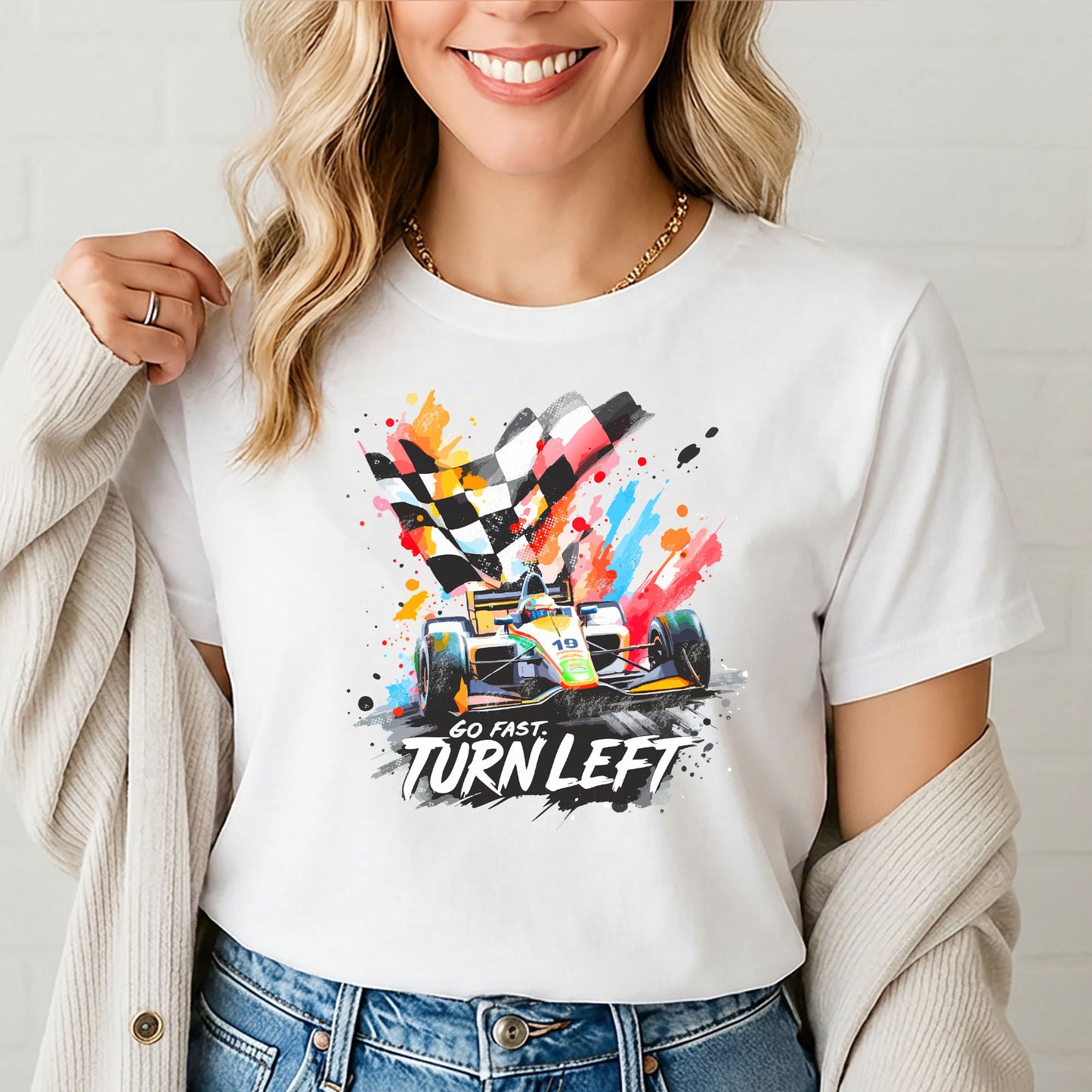 Go Fast Turn Left Shirt