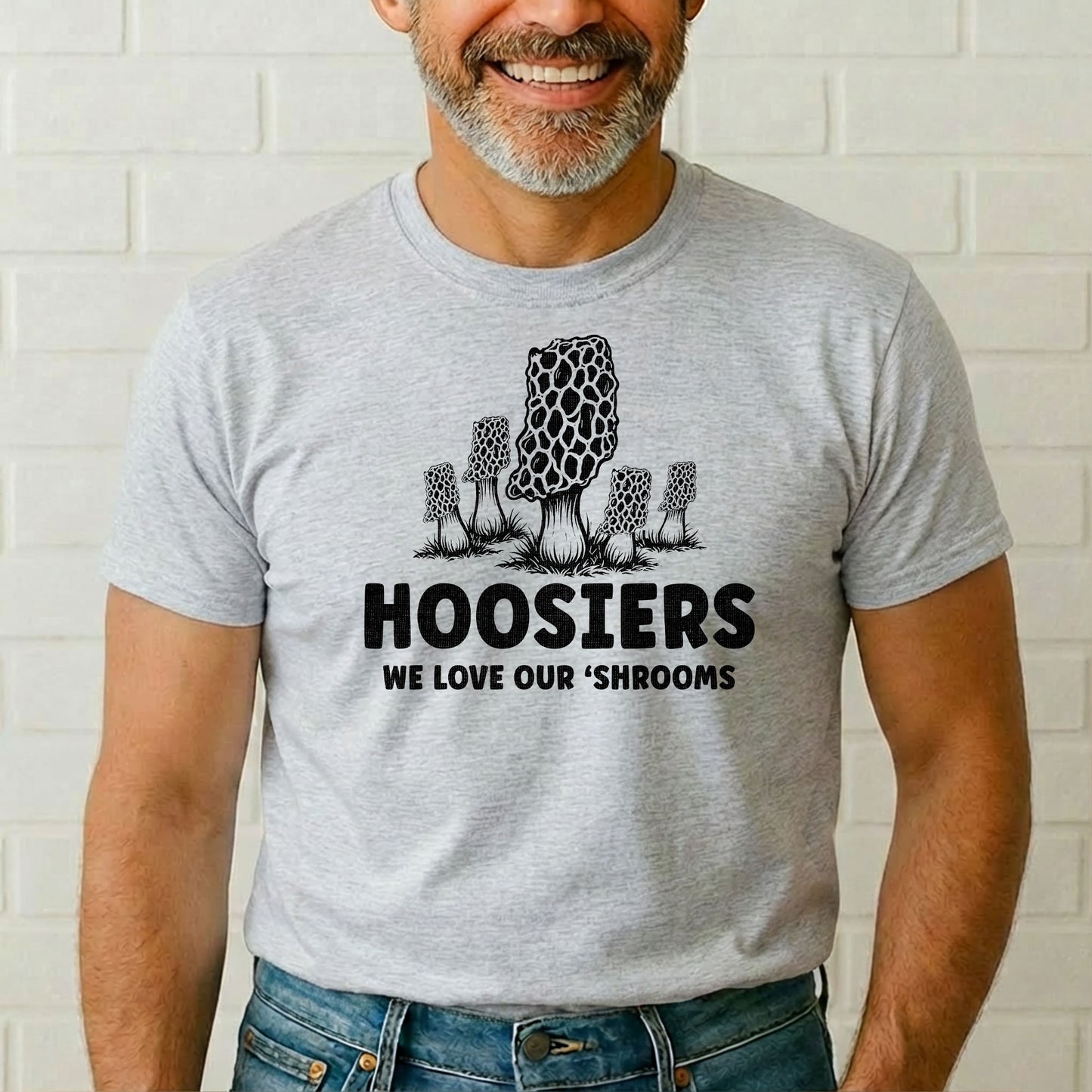 Hoosiers Love Morel Mushrooms T-Shirt