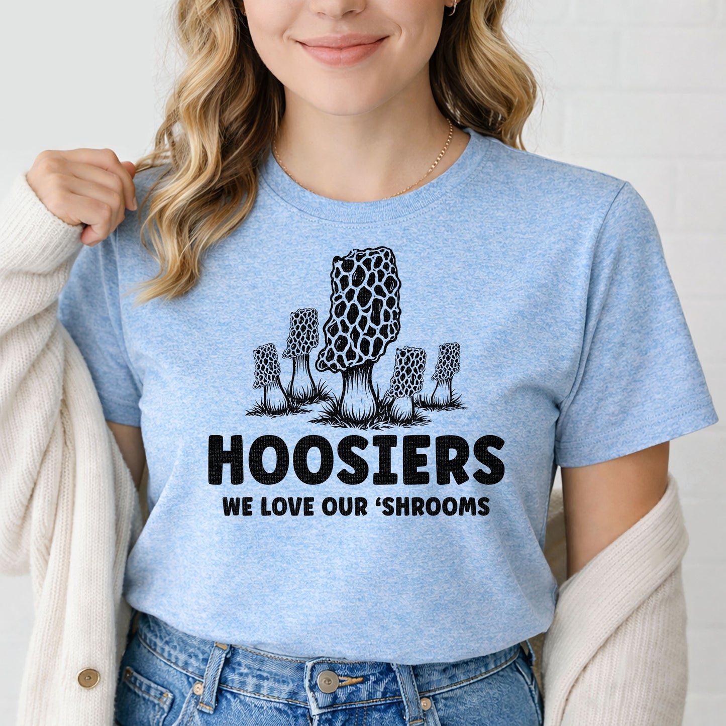 Hoosiers Love Morel Mushrooms T-Shirt