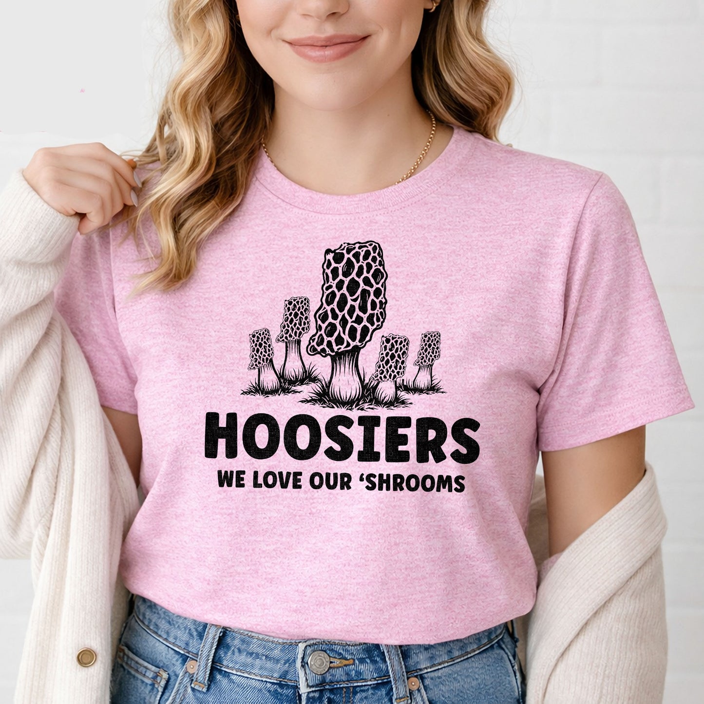 Hoosiers Love Morel Mushrooms T-Shirt