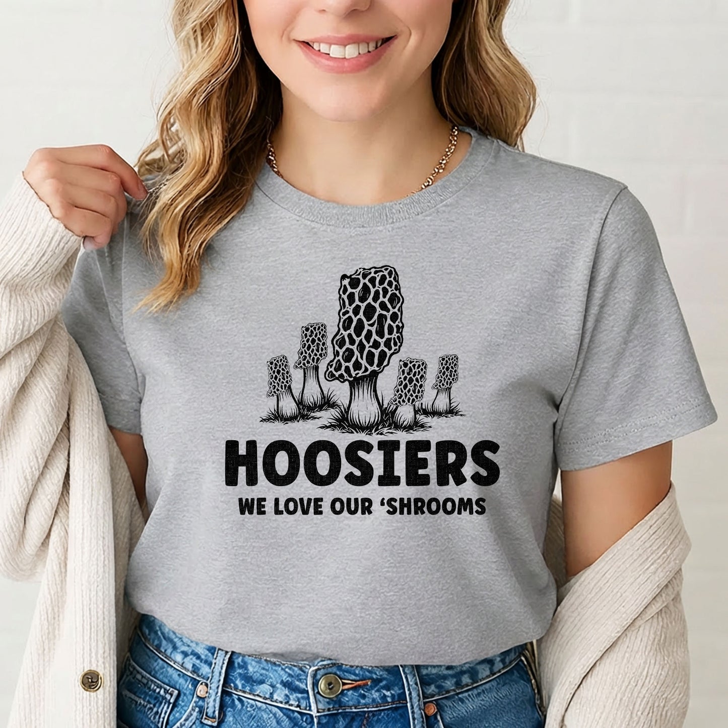 Hoosiers Love Morel Mushrooms T-Shirt