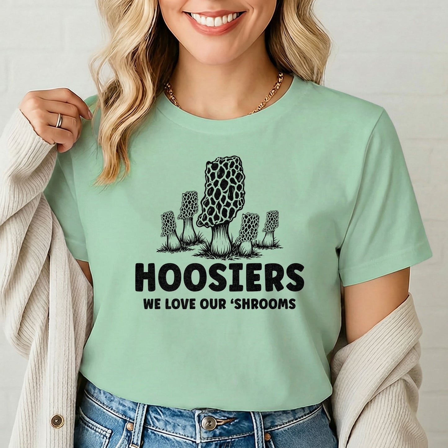 Hoosiers Love Morel Mushrooms T-Shirt