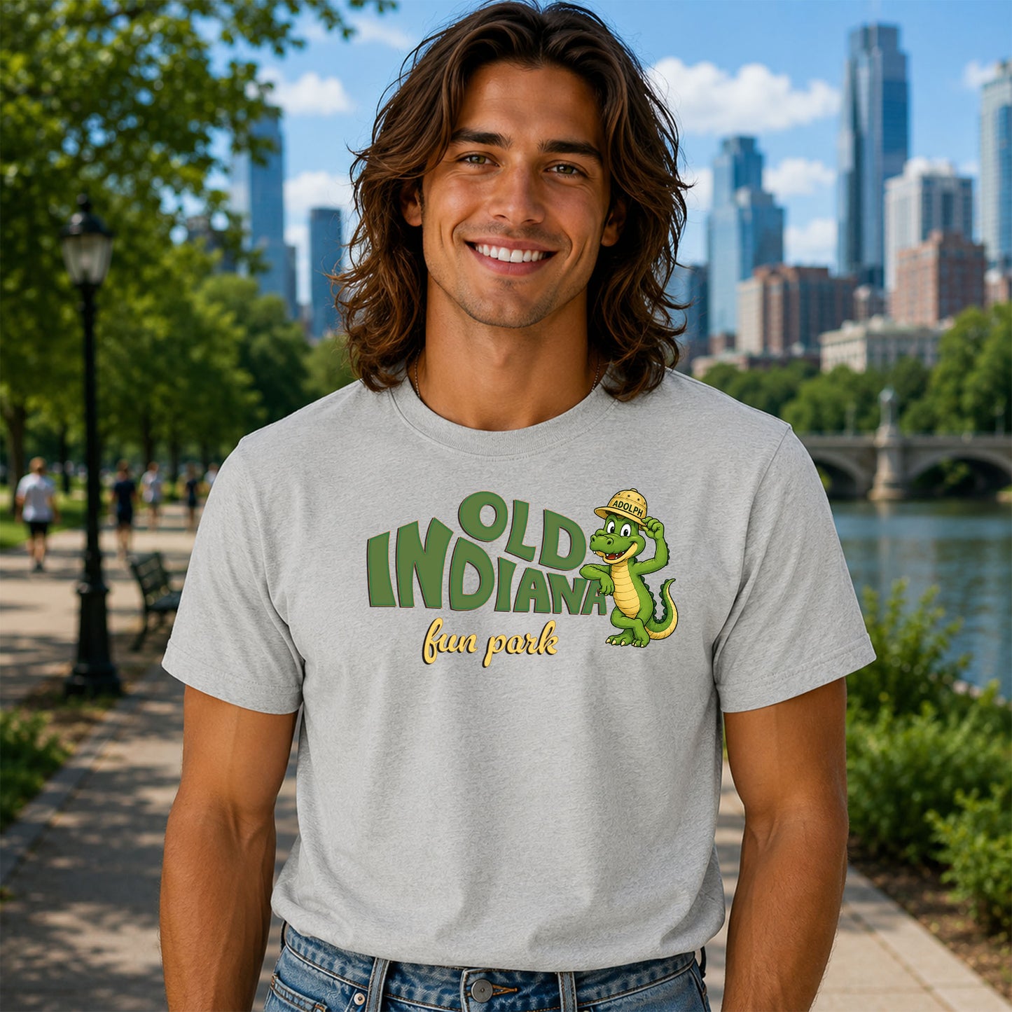 Old Indiana Fun Park Retro Indiana Nostalgia T-Shirt