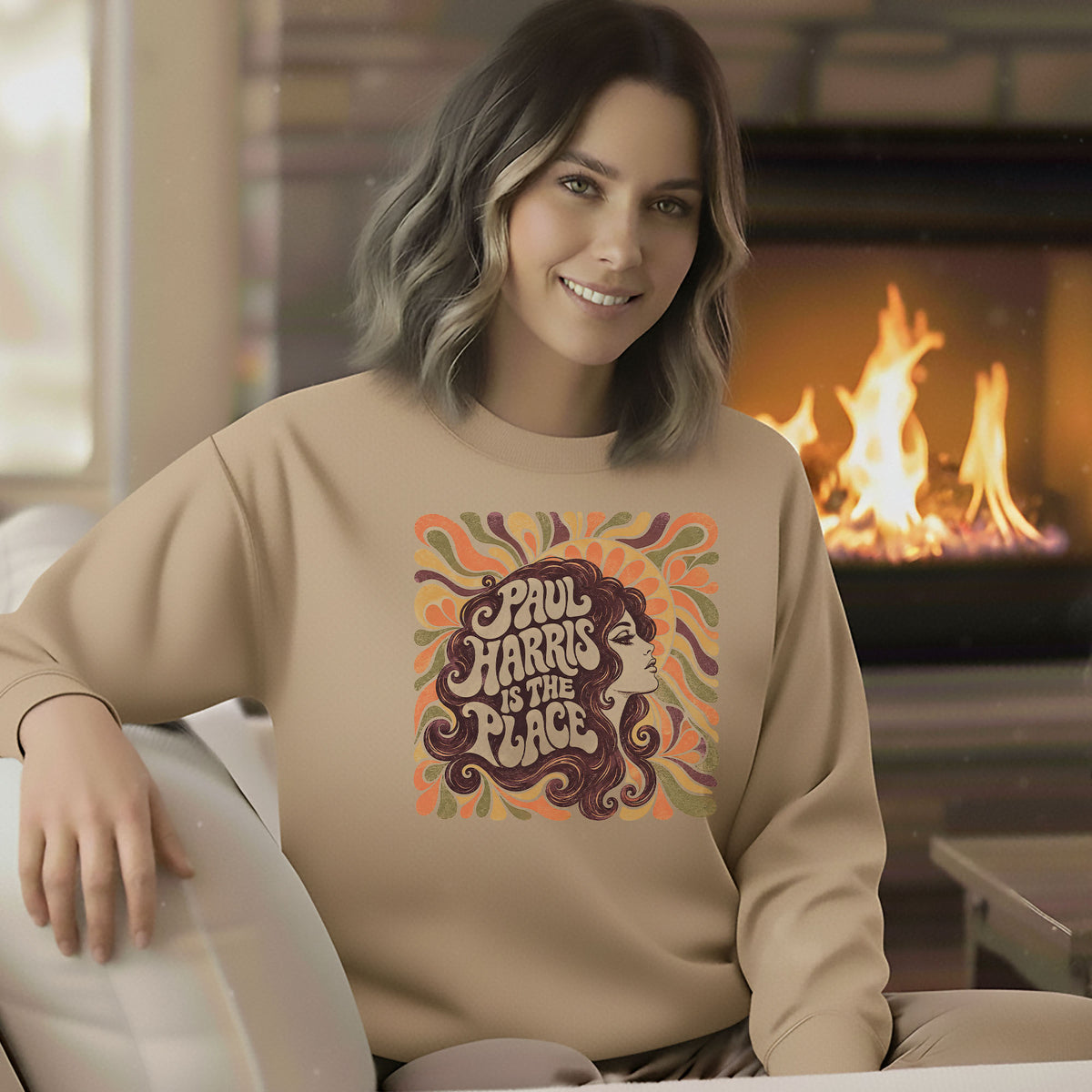 Paul Harris Is The Place – Vintage Indiana Gildan 18000 Sweatshirt