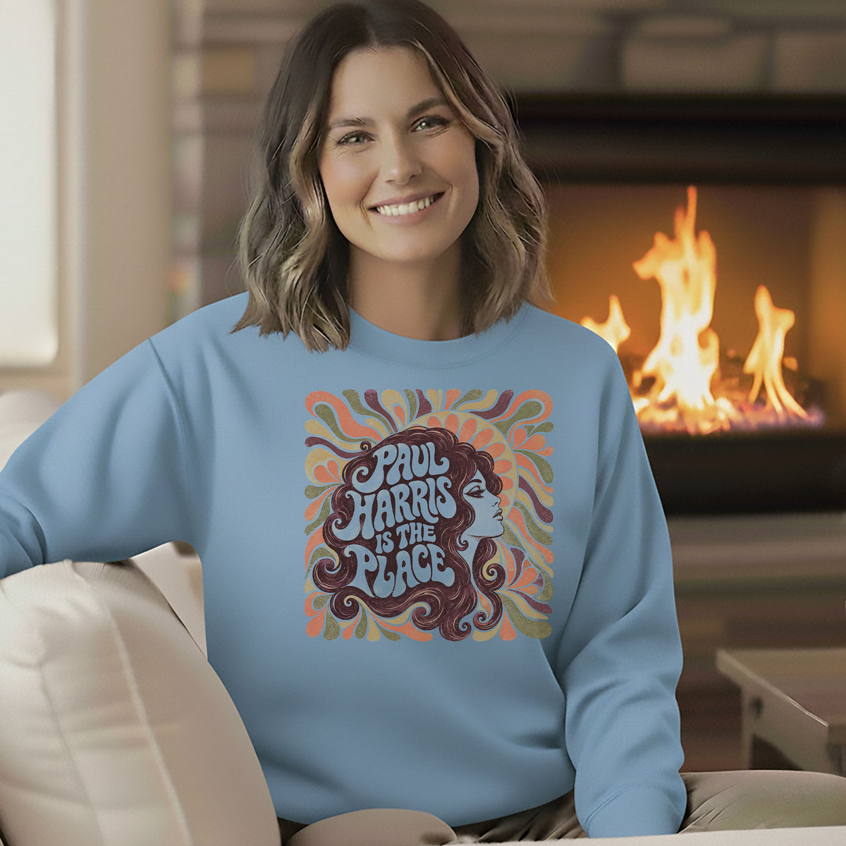 Paul Harris Is The Place – Vintage Indiana Gildan 18000 Sweatshirt