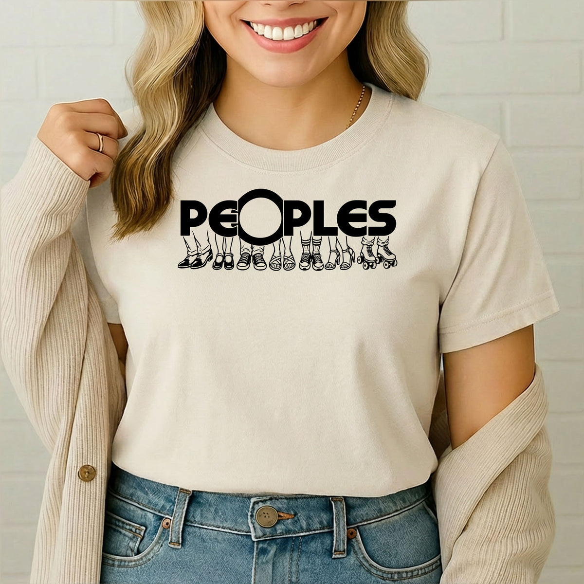 People’s Family Restaurant – Vintage Indianapolis Gildan 5000 T-Shirt
