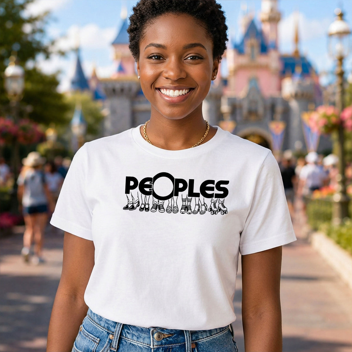 People’s Family Restaurant – Vintage Indianapolis Gildan 5000 T-Shirt