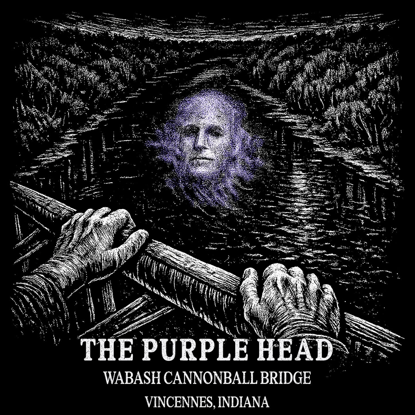 Purple Head Bridge Shirt – Wabash Cannonball Bridge