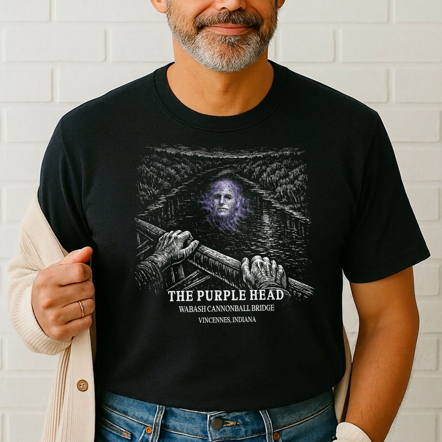 Purple Head Bridge Shirt – Wabash Cannonball Bridge