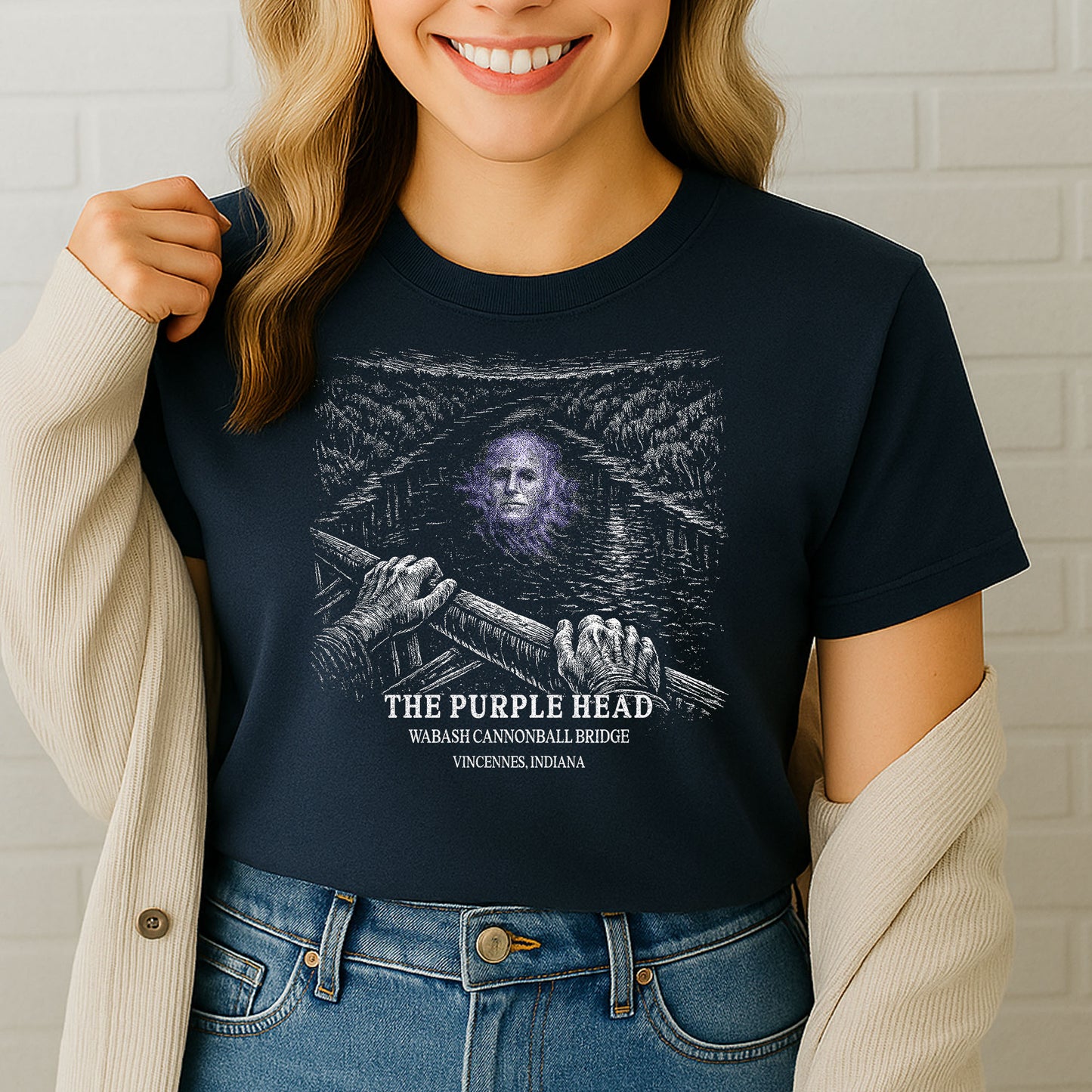 Purple Head Bridge Shirt – Wabash Cannonball Bridge