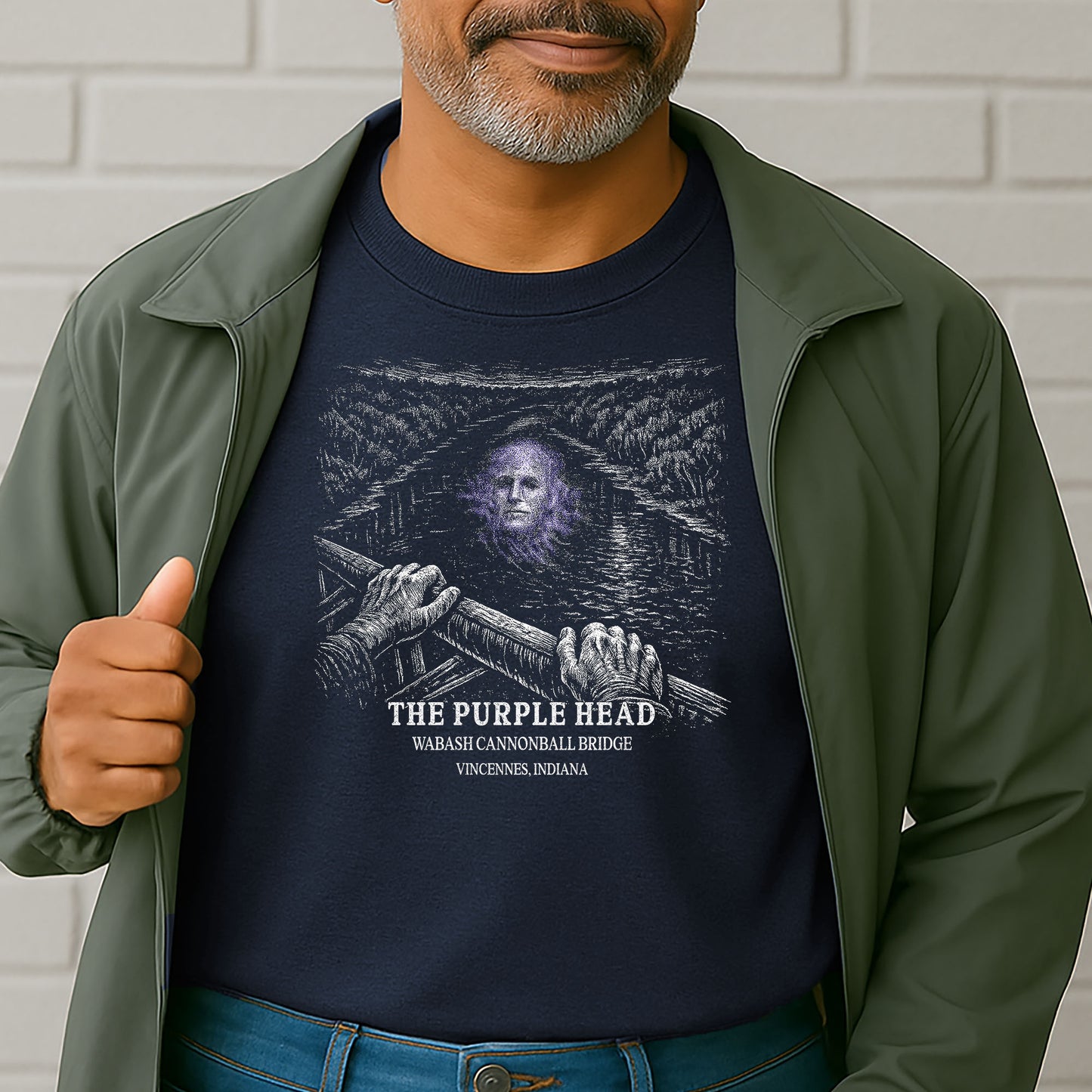 Purple Head Bridge Shirt – Wabash Cannonball Bridge