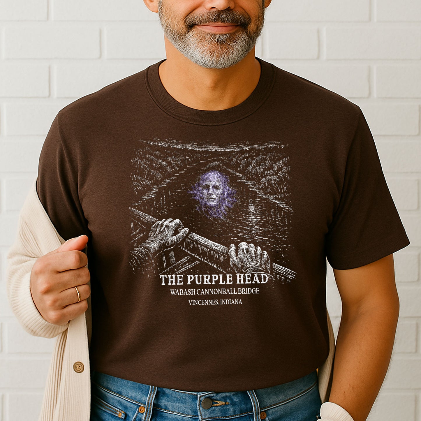 Purple Head Bridge Shirt – Wabash Cannonball Bridge
