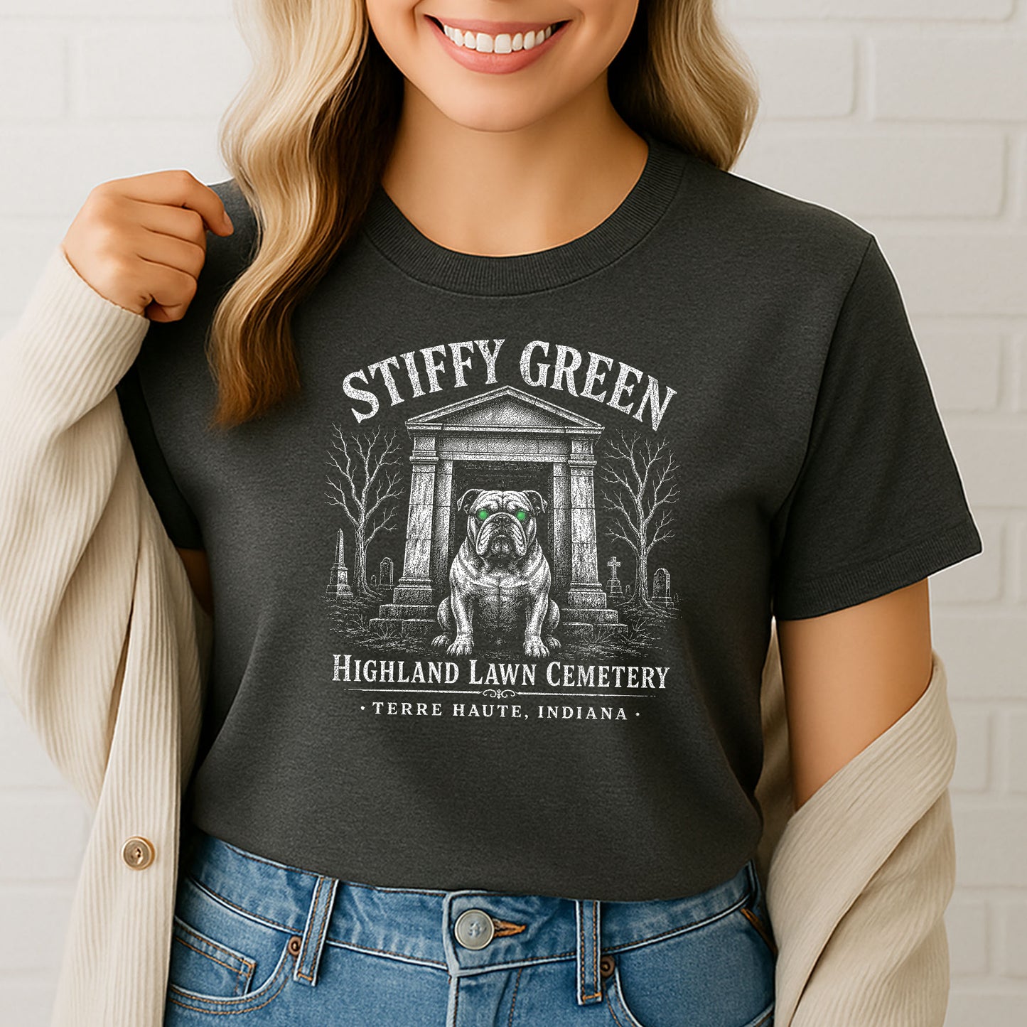 Stiffy Green Cemetery Shirt