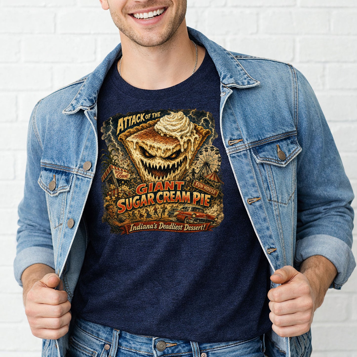Attack of the Giant Sugar Cream Pie Tee