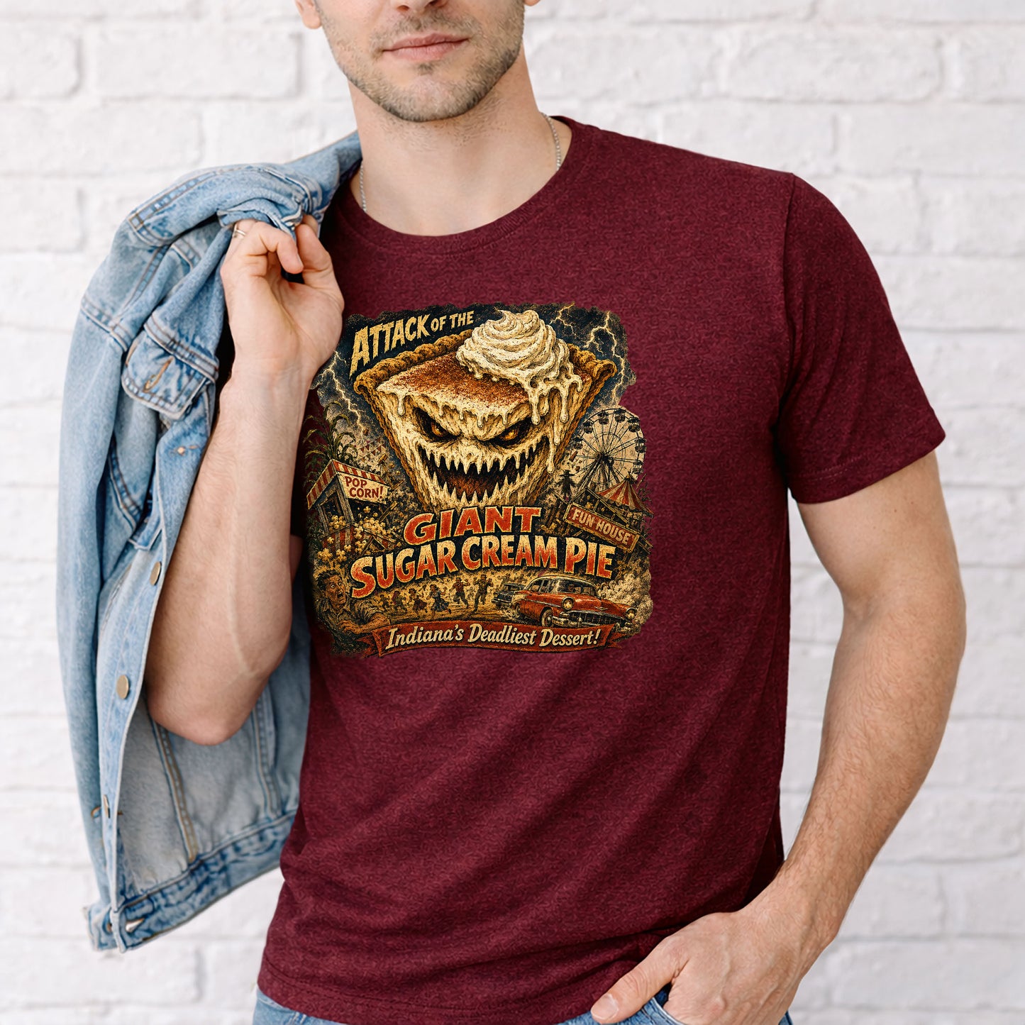 Attack of the Giant Sugar Cream Pie Tee