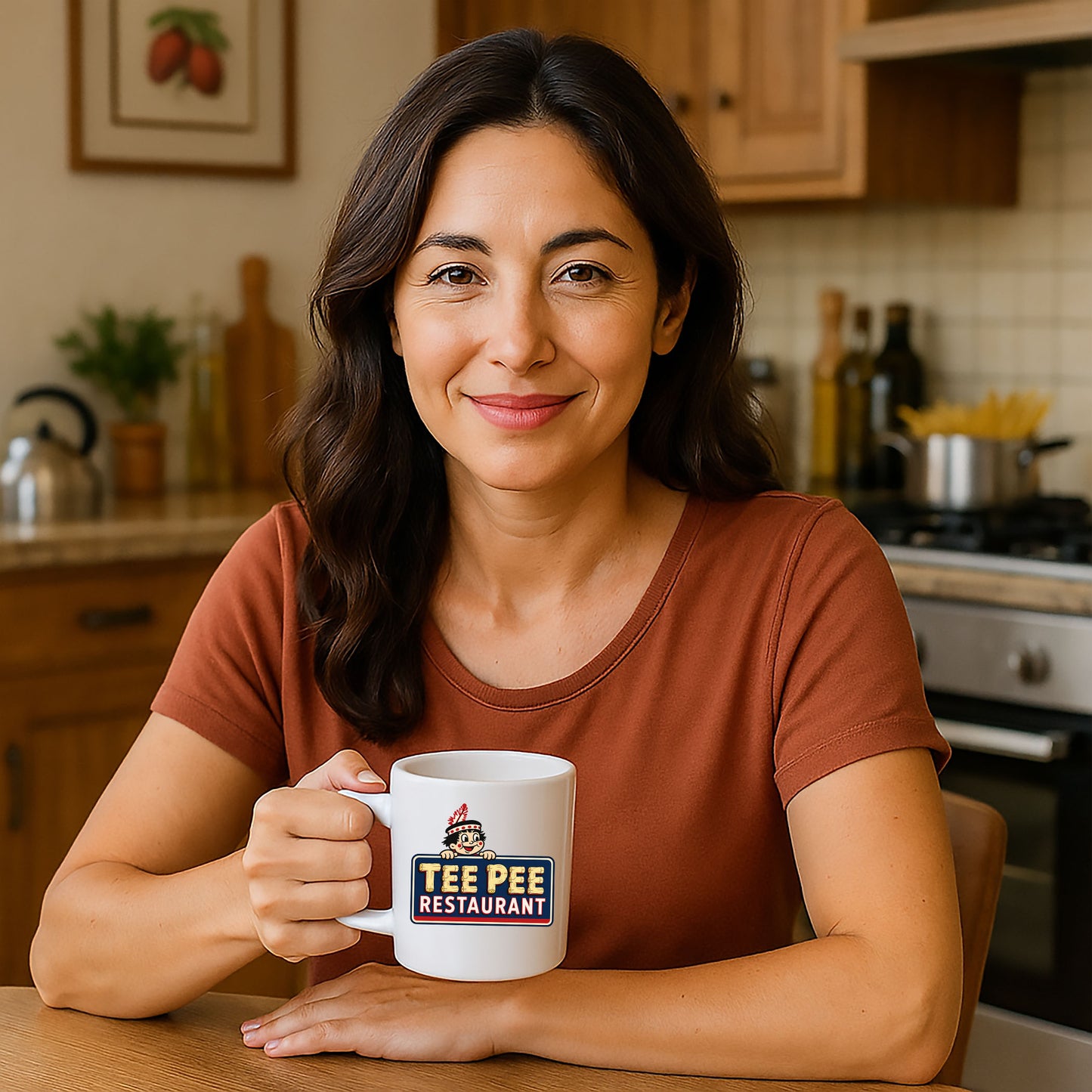 Tee Pee Restaurant Indianapolis Coffee Mug – Vintage Indy Drive-In & Car Culture Mug