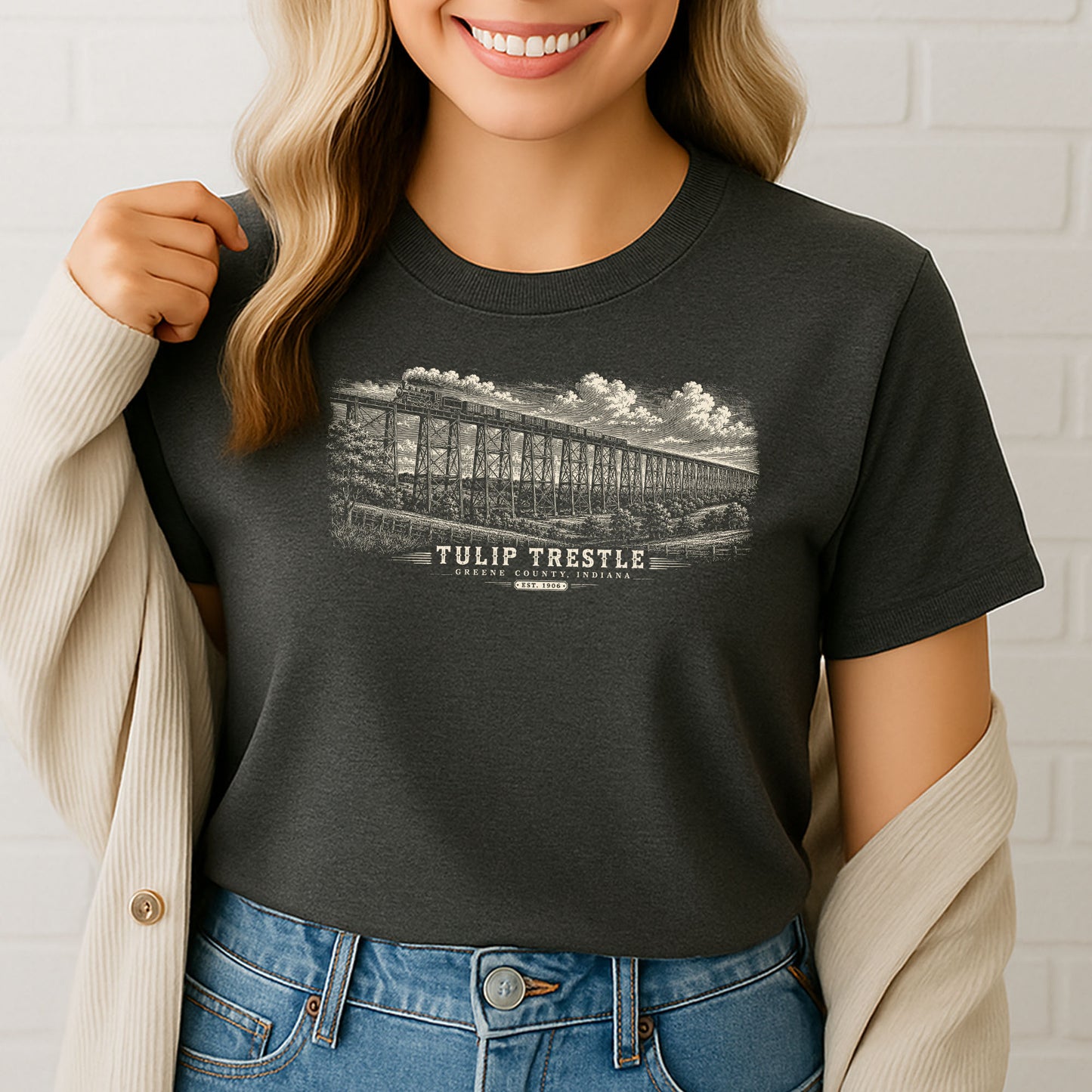 Tulip Trestle Indiana Heritage T-Shirt