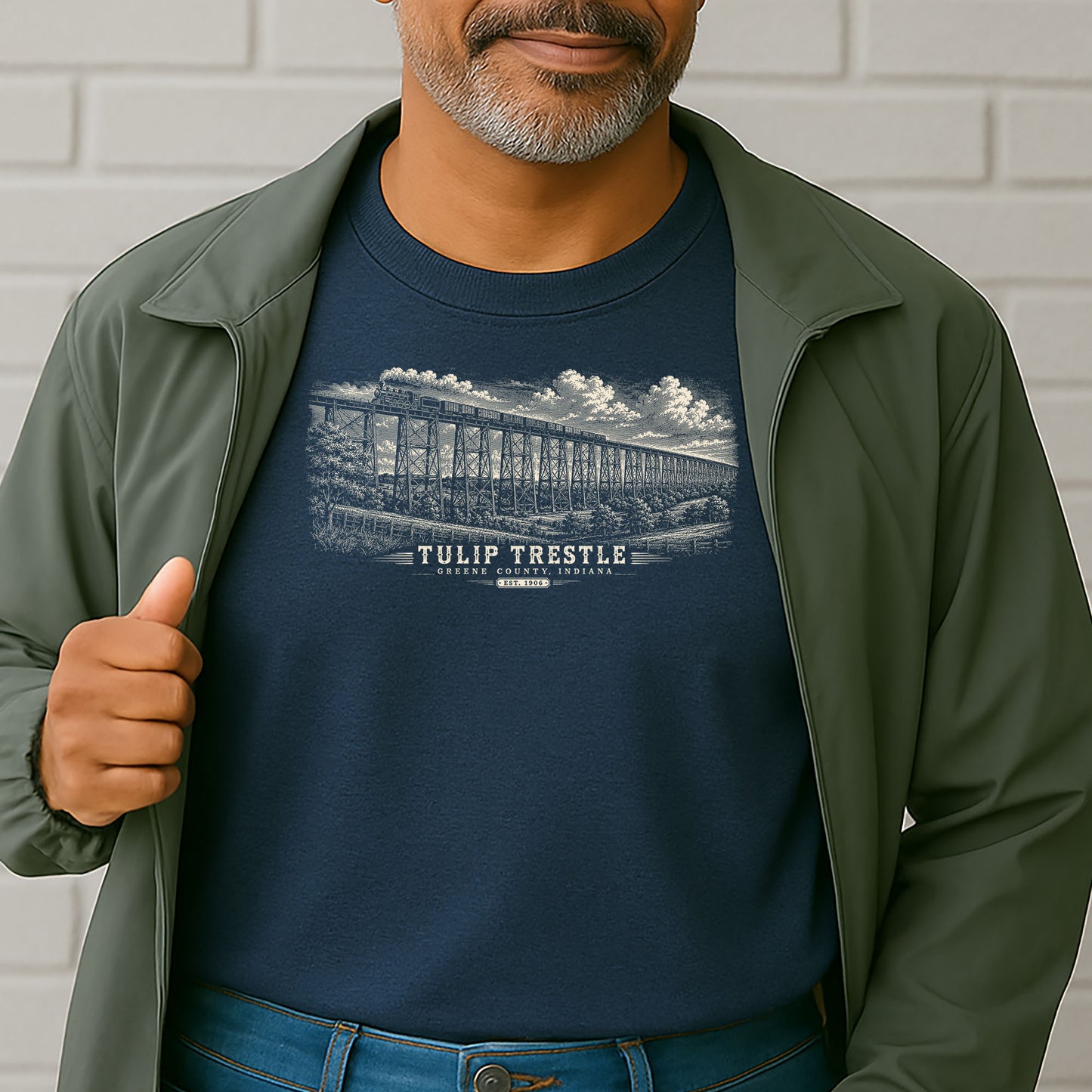 Tulip Trestle Indiana Heritage T-Shirt