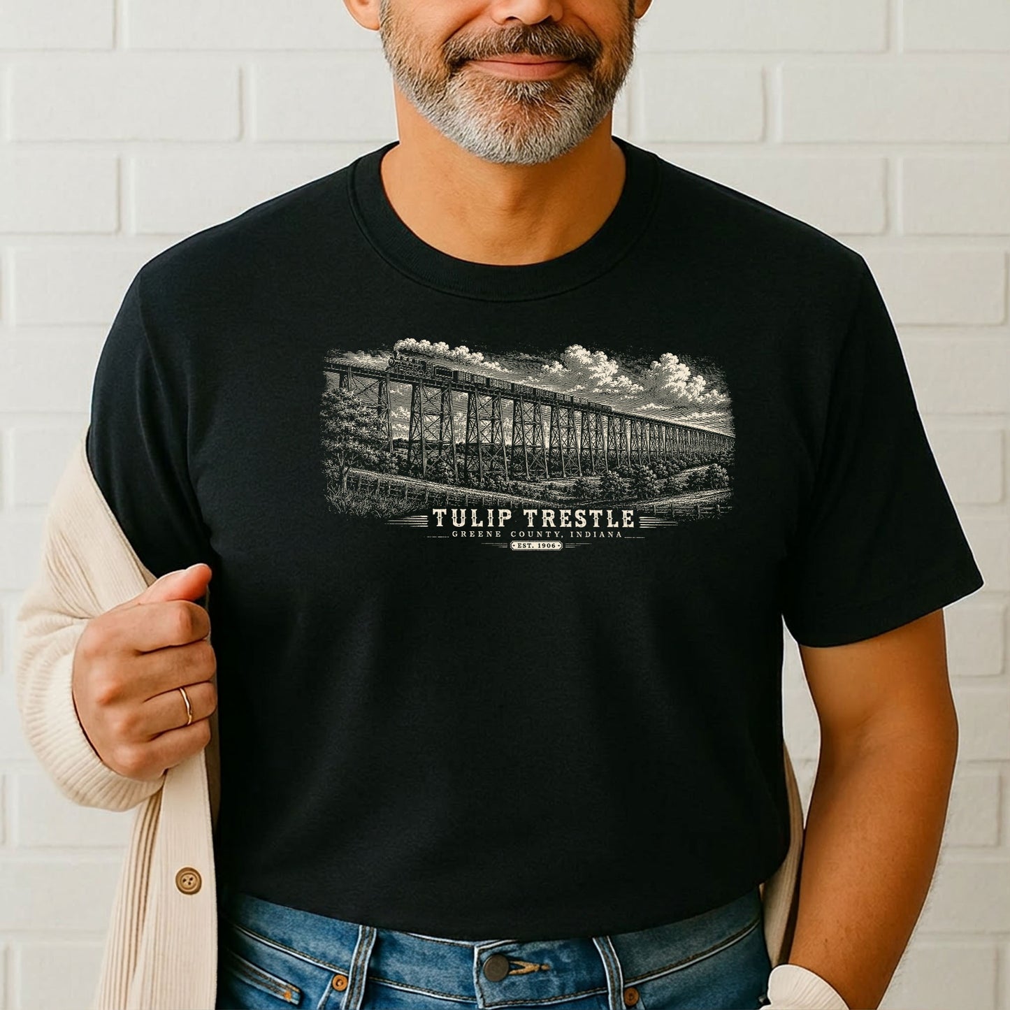 Tulip Trestle Indiana Heritage T-Shirt
