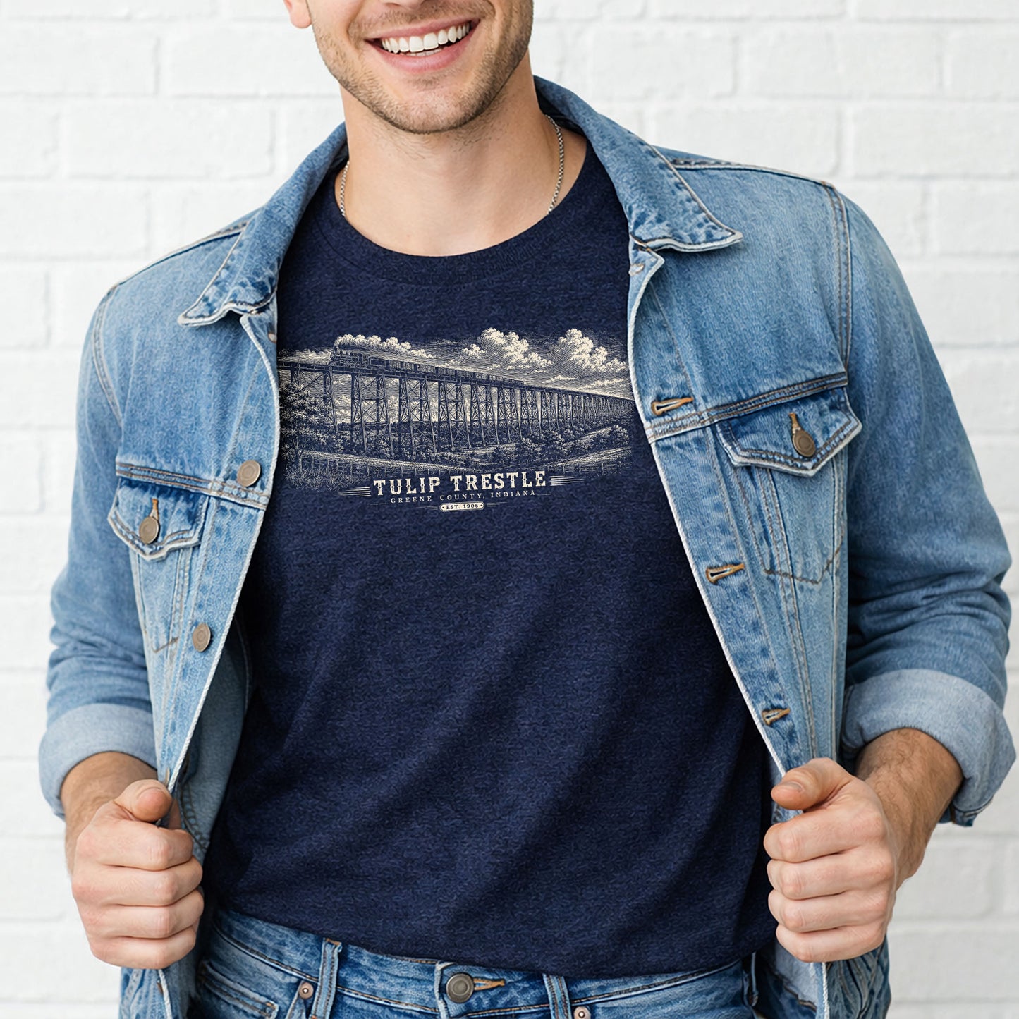 Tulip Trestle Indiana Heritage T-Shirt