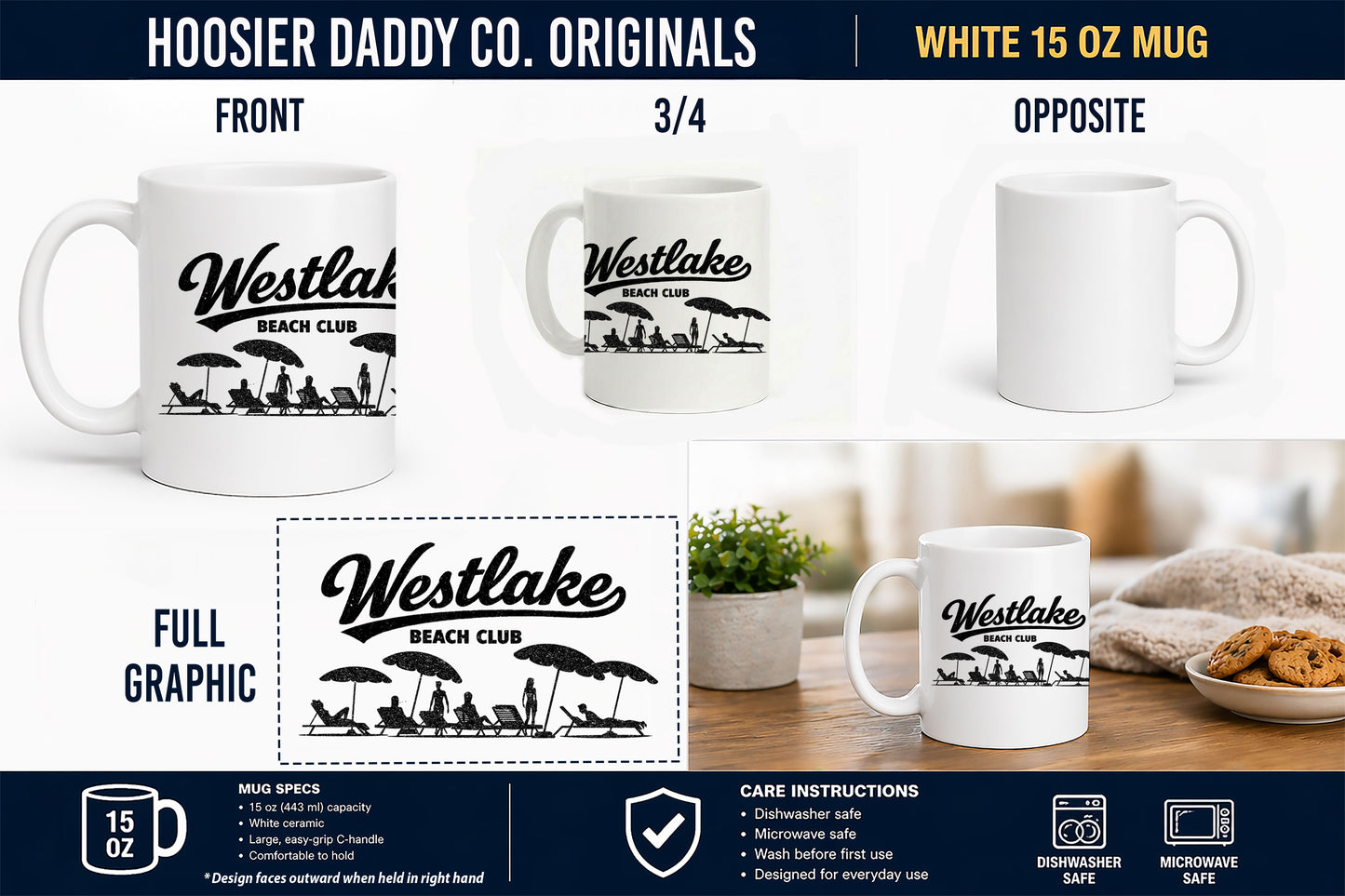 Westlake Beach Club Coffee Mug