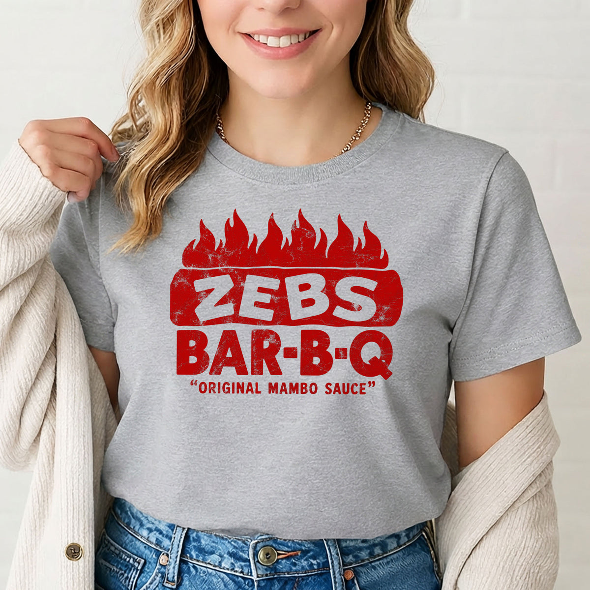Zebs Bar-B-Q Original Mambo Sauce – Vintage Indianapolis Gildan 5000 T-Shirt