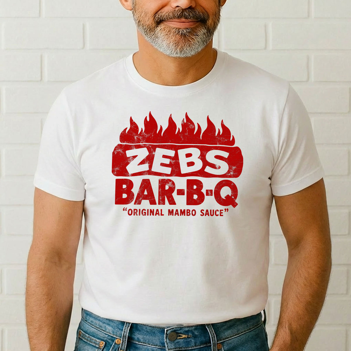 Zebs Bar-B-Q Original Mambo Sauce – Vintage Indianapolis Gildan 5000 T-Shirt
