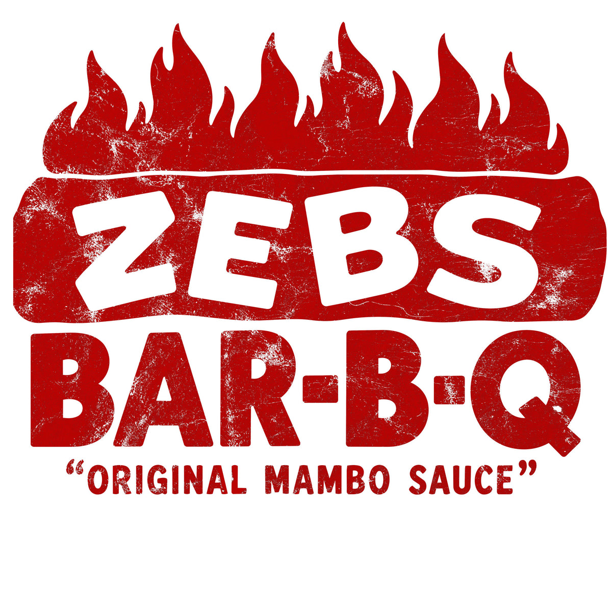 Zebs Bar-B-Q Original Mambo Sauce – Vintage Indianapolis Gildan 5000 T-Shirt